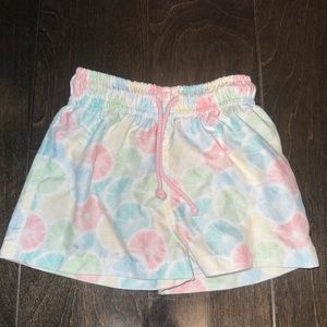 SAL & PIMENTA toddler 2T swim shorts lemons
